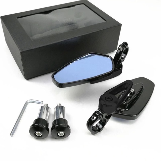 [Màu ĐEN] 1 Chiếc,1 Đôi Gương Gù Tay Lái Xe Máy(steering wheel mirror)