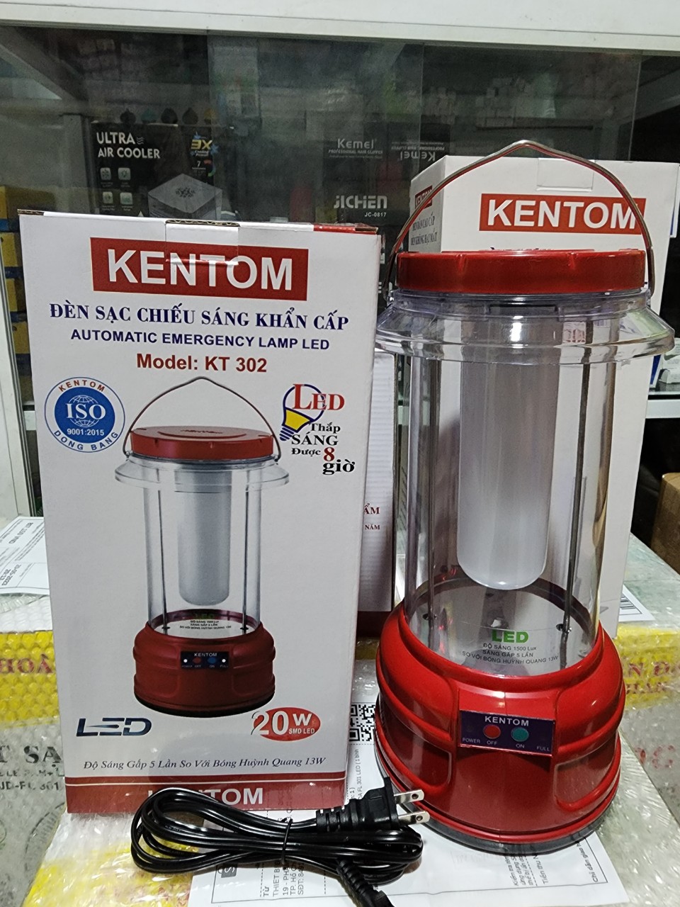 [HCM]ĐÈN SẠC CHIẾU SÁNG KHẨN CẤP KT 302