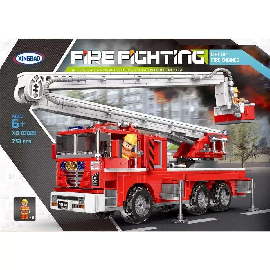 [HCM]Hộp lắp ráp xe cứu hoả Xingbao 03029