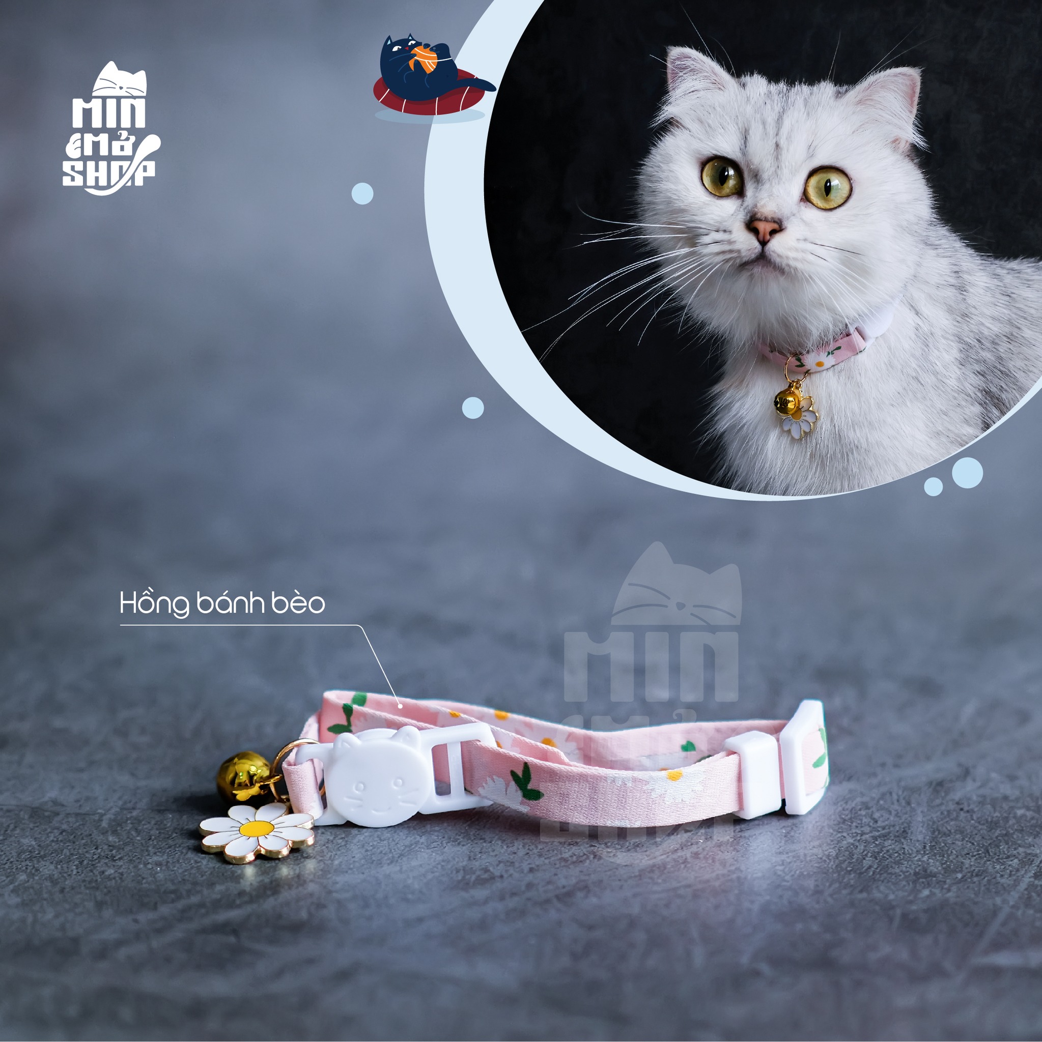 VÒNG CỔ LỤC LẠC CHO THÚ CƯNG