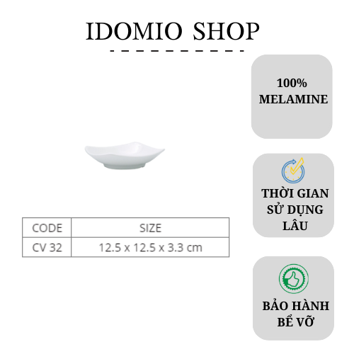 Chén Nhựa Melamine Dùng Quán BBQ -CV32