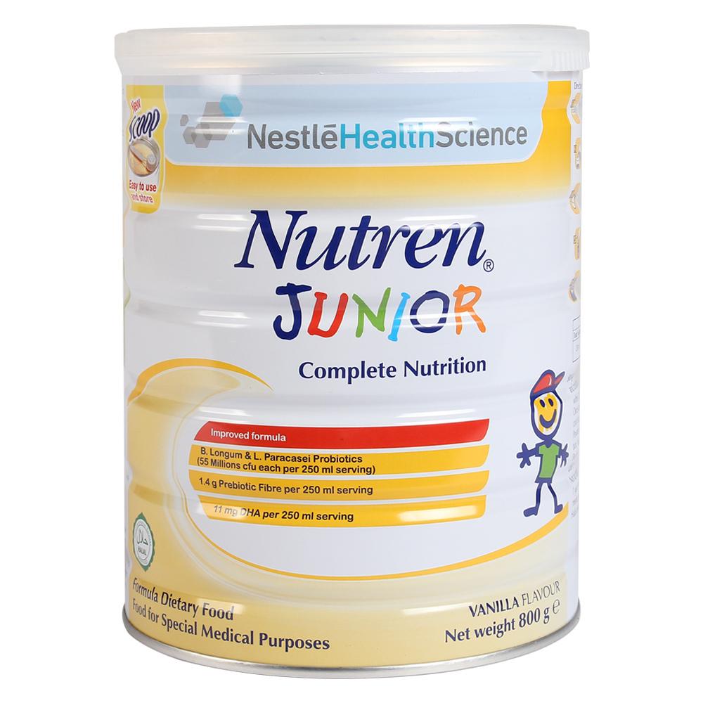 Sữa Tăng Cân Nutren Junior Thụy Sĩ 800g (Dành Cho Trẻ 1-10 Tuổi)