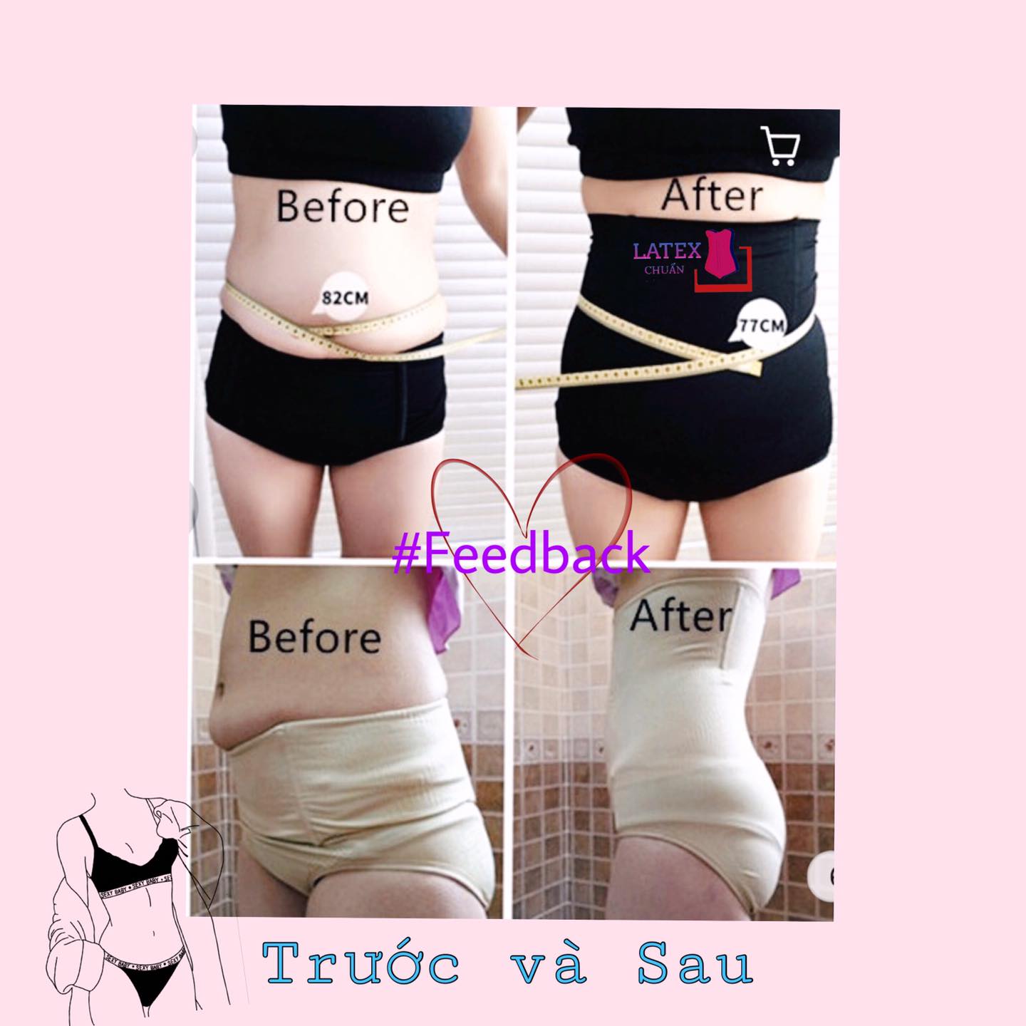 Đai Vibro Shape mát xa nóng giảm mỡ bụng