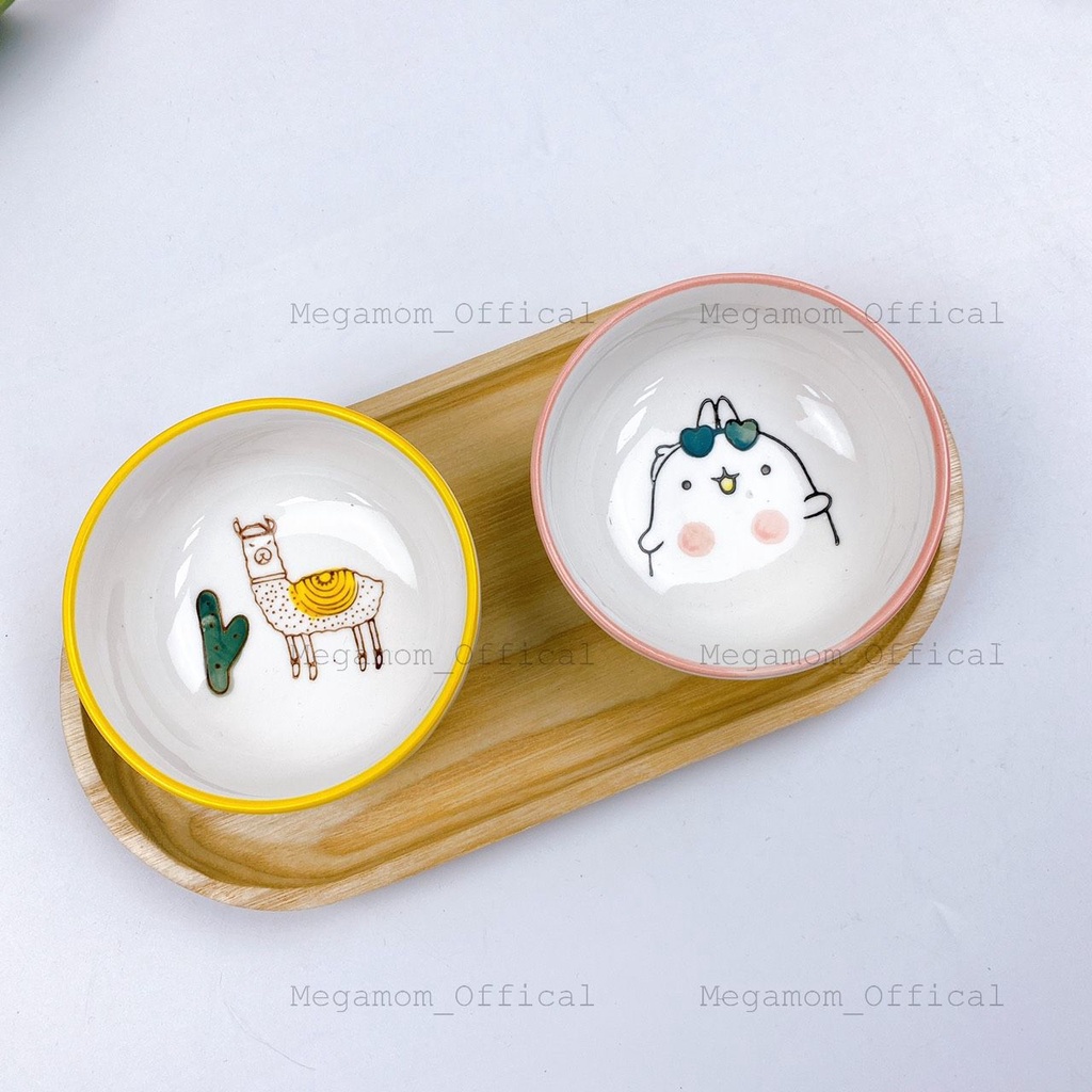 Bát ăn dặm, chén ăn dặm tròn 70ml