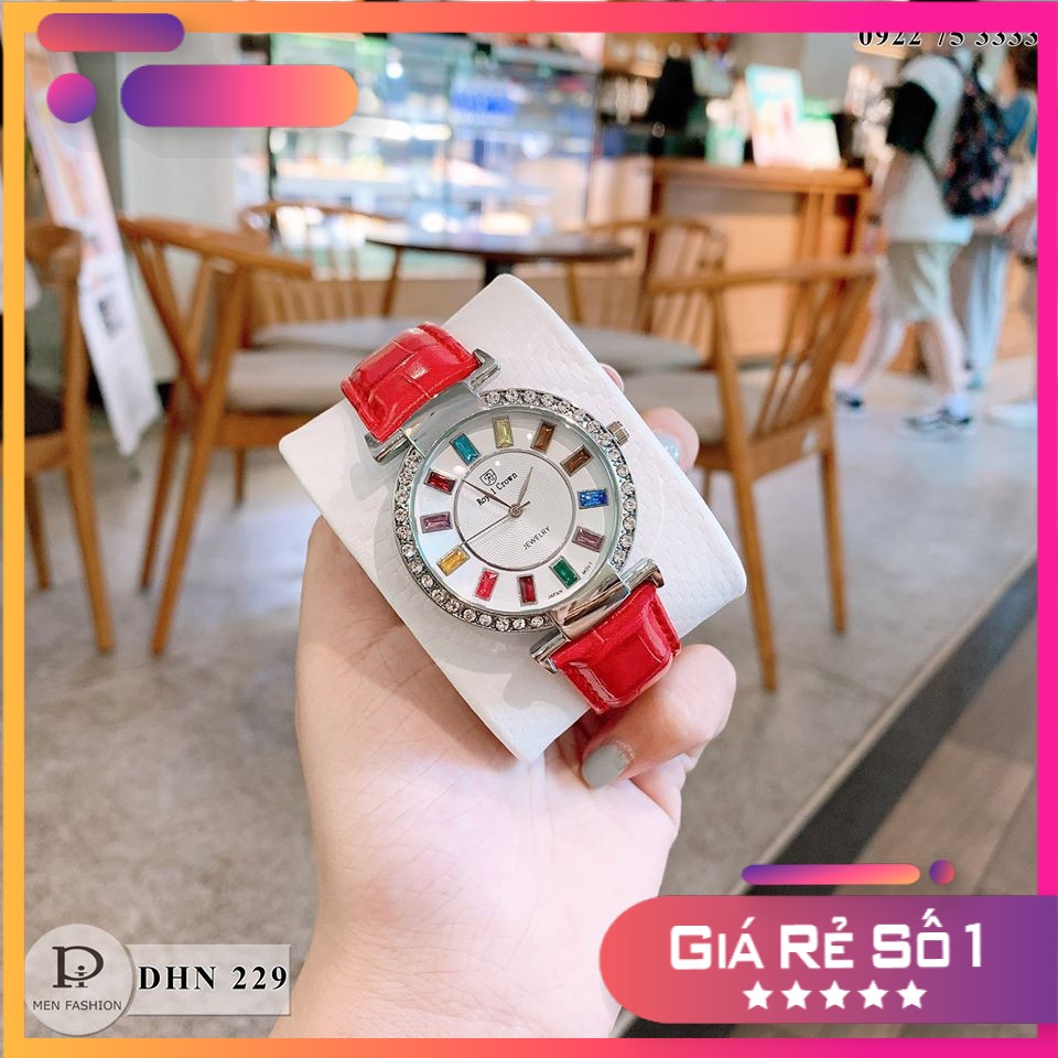 [Fullbox - xả kho] Đồng hồ nữ RC - Đá đa sắc -DHN229