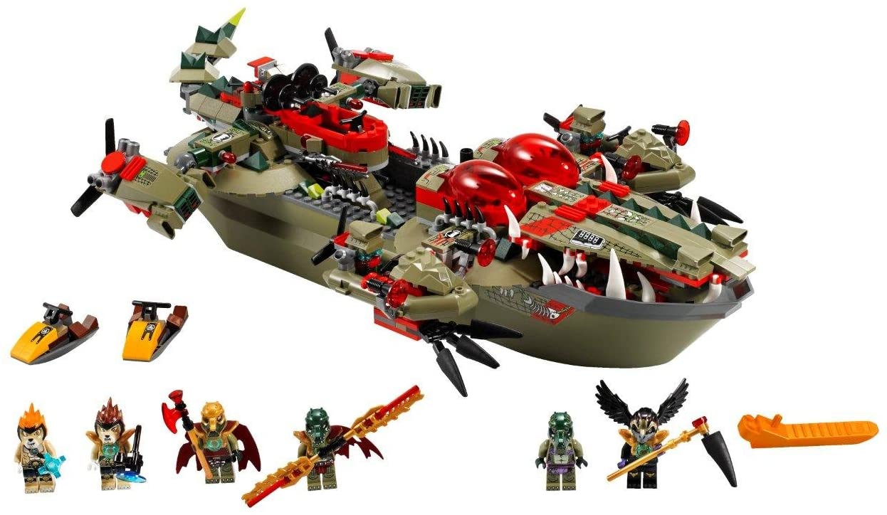 Genuine】LEGO Chima Cragger Command Ship 70006 (609 cái) Đảm bảo chính hãng,  từ Đan Mạch - MixASale