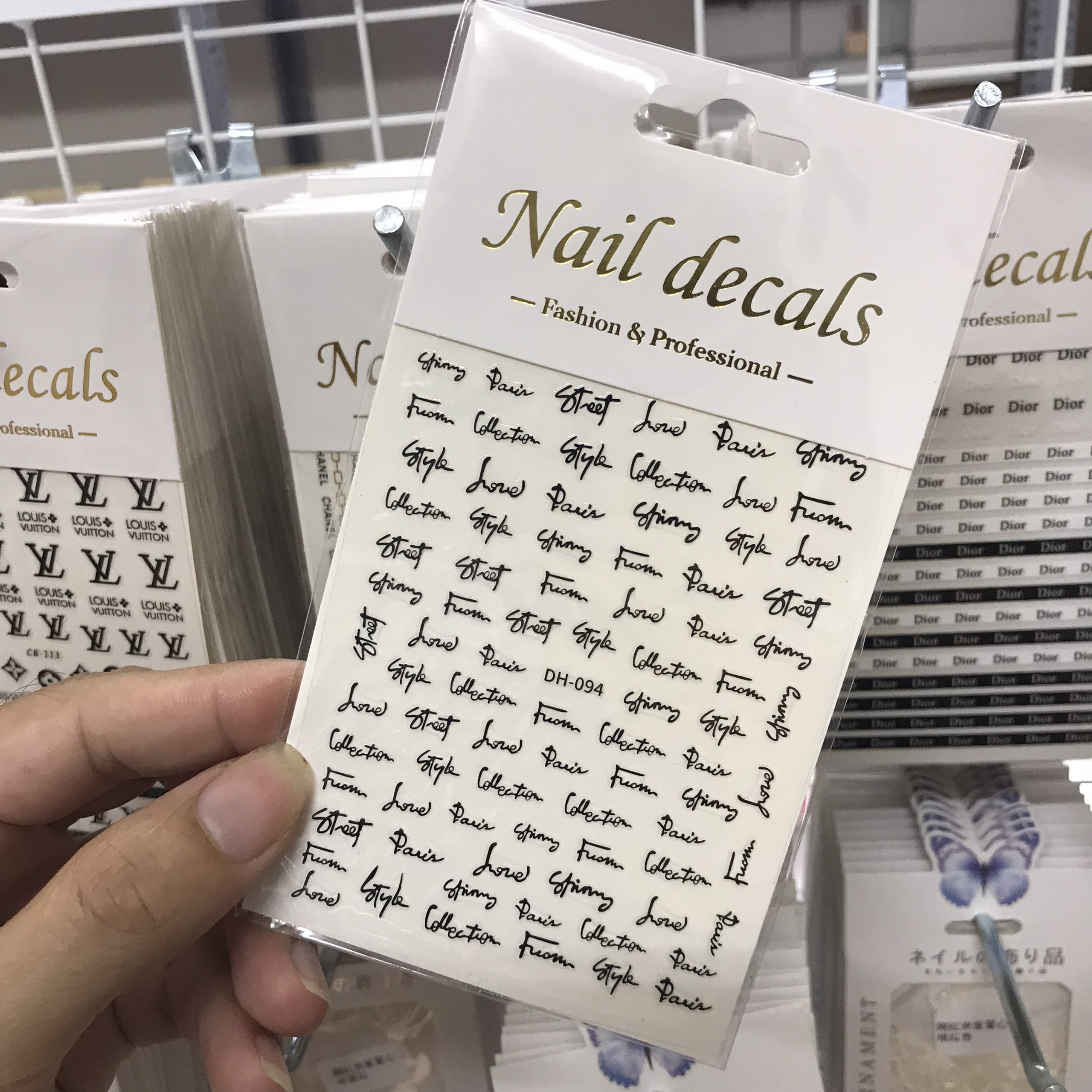Nail sticker dán móng tay - chân - hot - mini nails