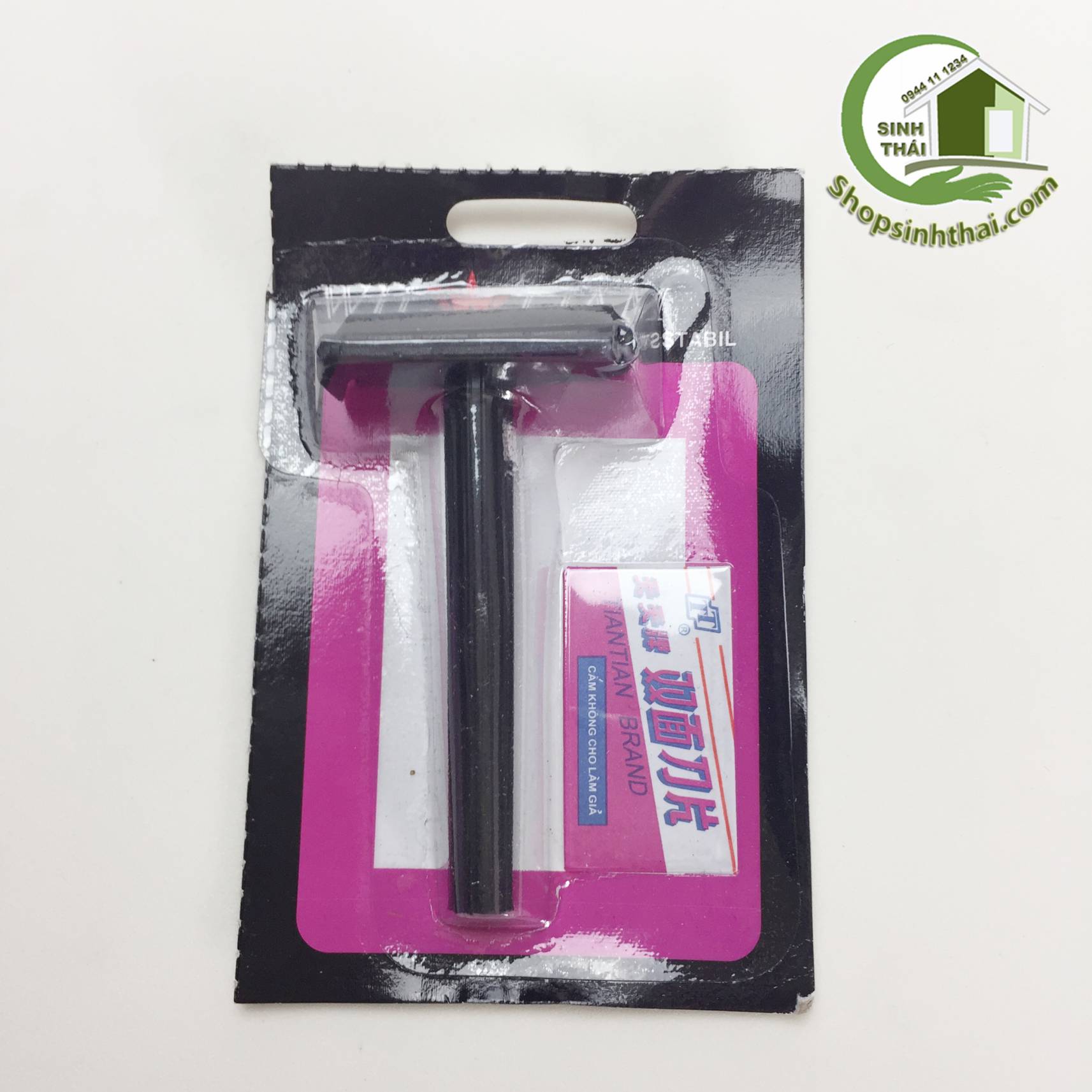 Dao cạo râu lưỡi đơn, thay lưỡi, tặng kèm lưỡi dao