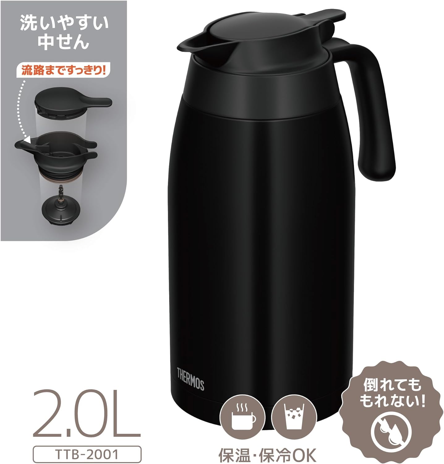 [THERMOS NHẬT] Phích giữ nhiệt Thermos 2L mẫu mới