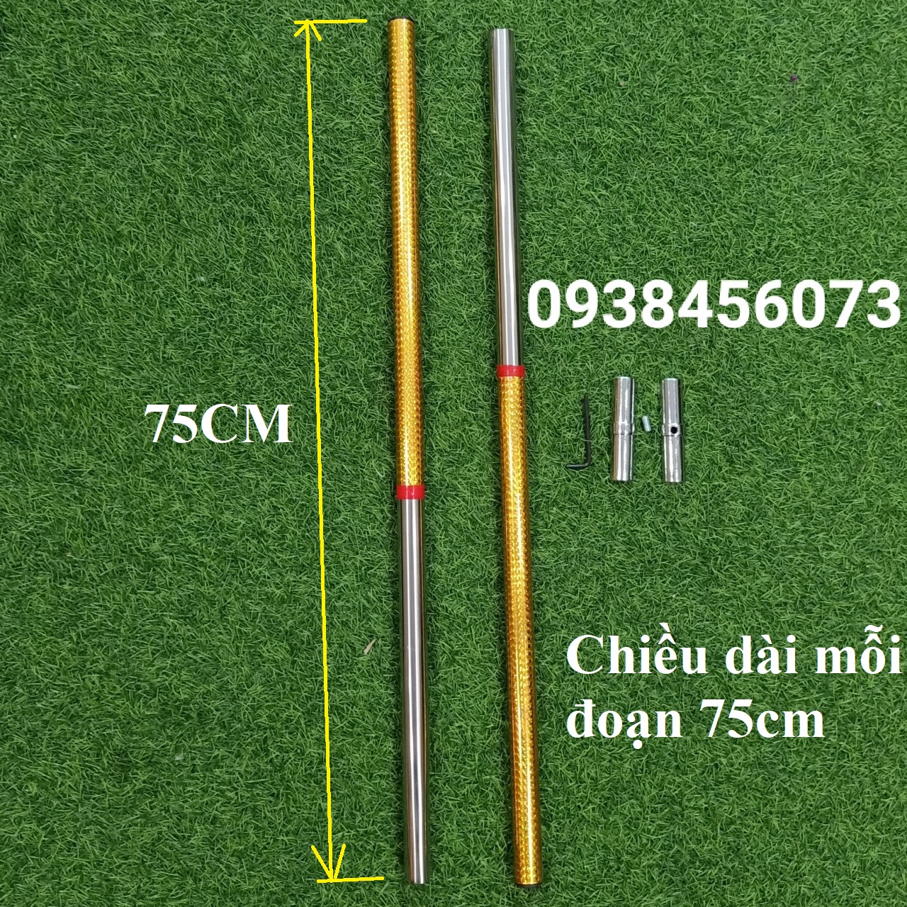 Gậy Như Ý Tôn Ngộ Không Có Thể Tháo Rời Thành 2 Hoặc 3 Đoạn Ngắn Thuận Tiện Cho Việc Di Chuyển Gậy Ảo Thuật Tôn Ngộ Không