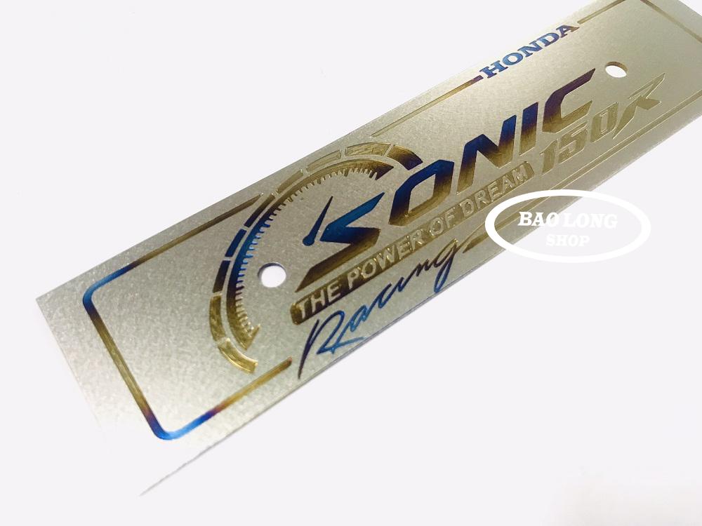 Bảng tên TiTanium Khò gắn Sonic + 2 ốc Proti