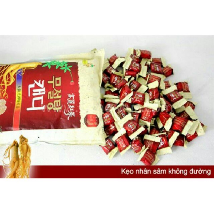 [HCM]Kẹo Hồng Sâm Không Đường Hàn Quốc 500g