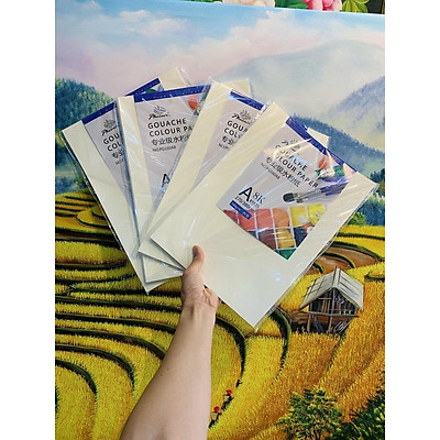 Giấy vẽ màu nước A3 lỡ phoenix 160gsm