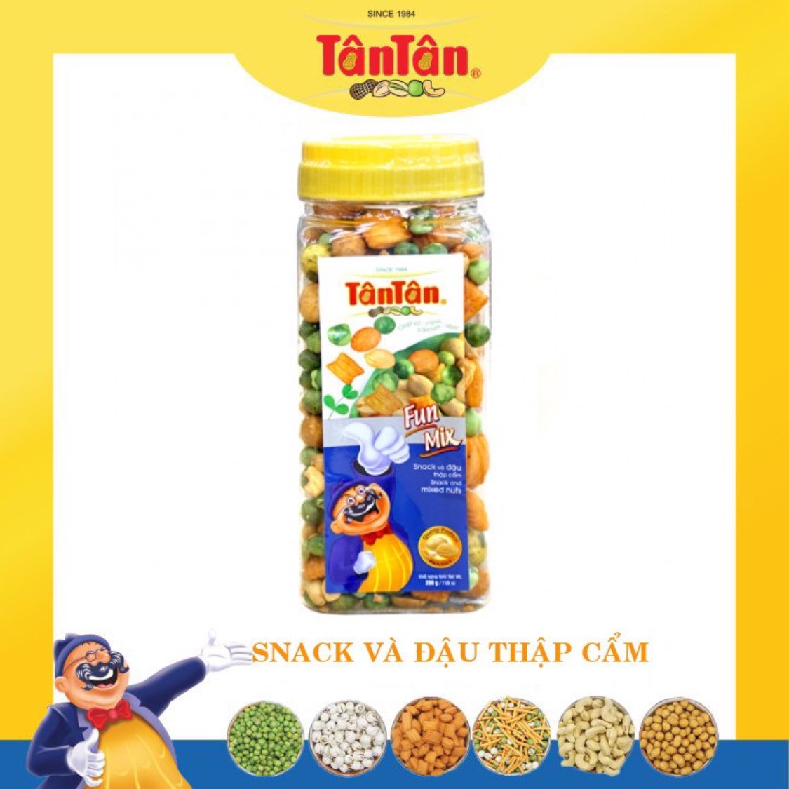[GIÁ ƯU ĐÃI] Snack và Đậu Thập Cẩm Tân Tân hủ 200g