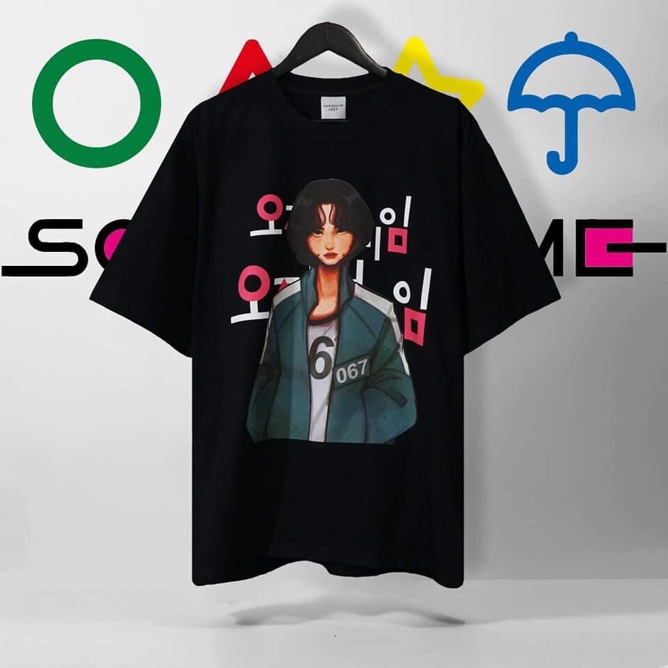 Áo thun ADLV squid game Levant unisex form rộng cotton 100%