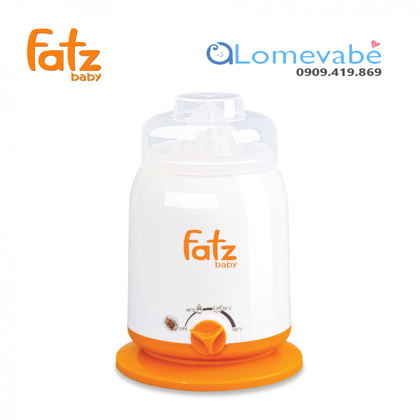 [HCM]MÁY HÂM SỮA 4 CHỨC NĂNG FATZBABY