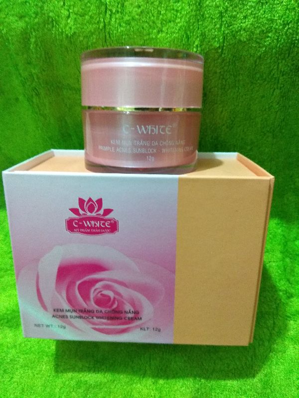 kem c white mụn trắng da chống nắng 12g