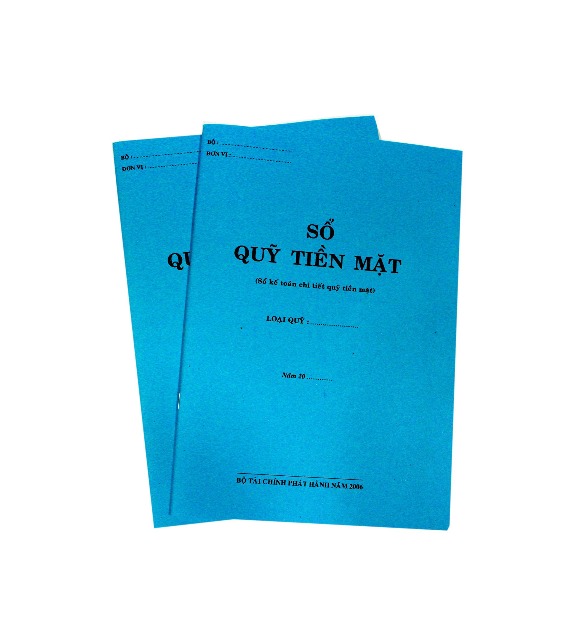 [HCM]Sổ quỹ tiền mặt (2 cuốn)