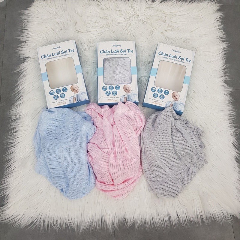 Comfy baby- Chăn lưới sợi tre CF28