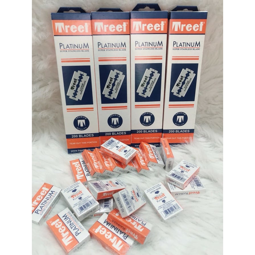 combo 5 hộp dao lam TREET (hộp 10 chiếc)