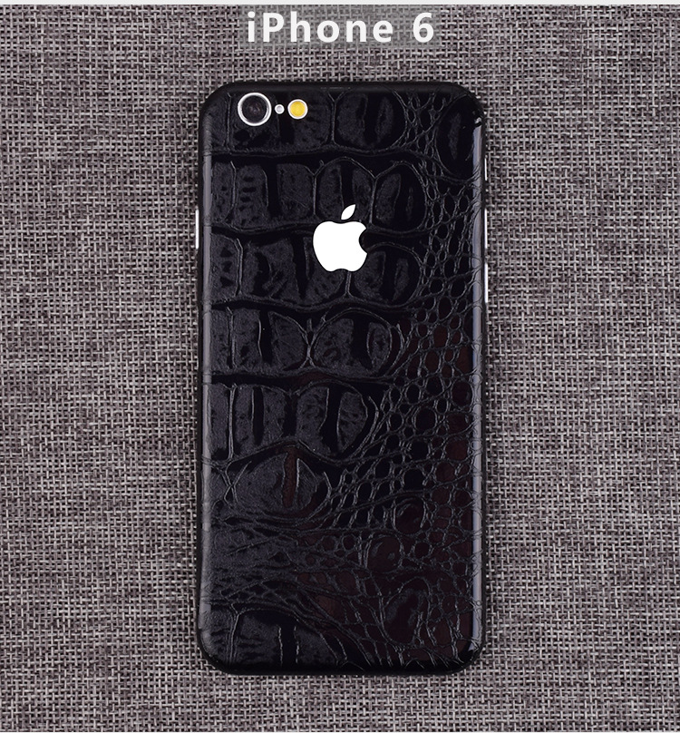 Miếng dán skin vân cá sấu iPhone 6/6s, 6/6s Plus, 7, 7 Plus, X/Xs