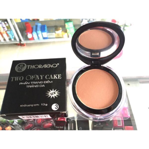 [HCM]PHẤN TRANG ĐIỂM THORAKAO TRẮNG DA TWO WAY CAKE 13G SỐ 3