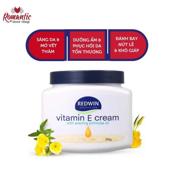 Kem body trắng da toàn thân, dưỡng ẩm cơ thể vitamin E & EPO Cream Úc chiết xuất tinh dầu hoa anh thảo, 300g