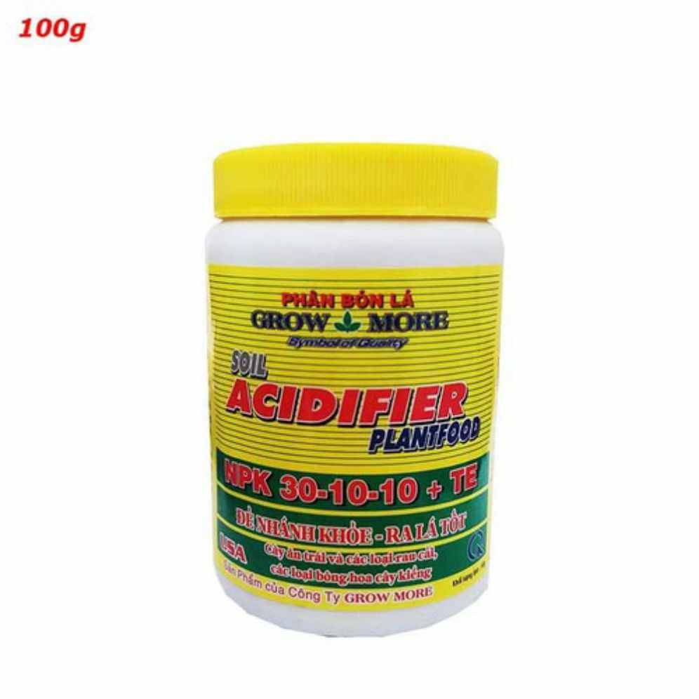 phân bón growmore npk 30-10-10 hũ 100gr nảy chồi ra lá