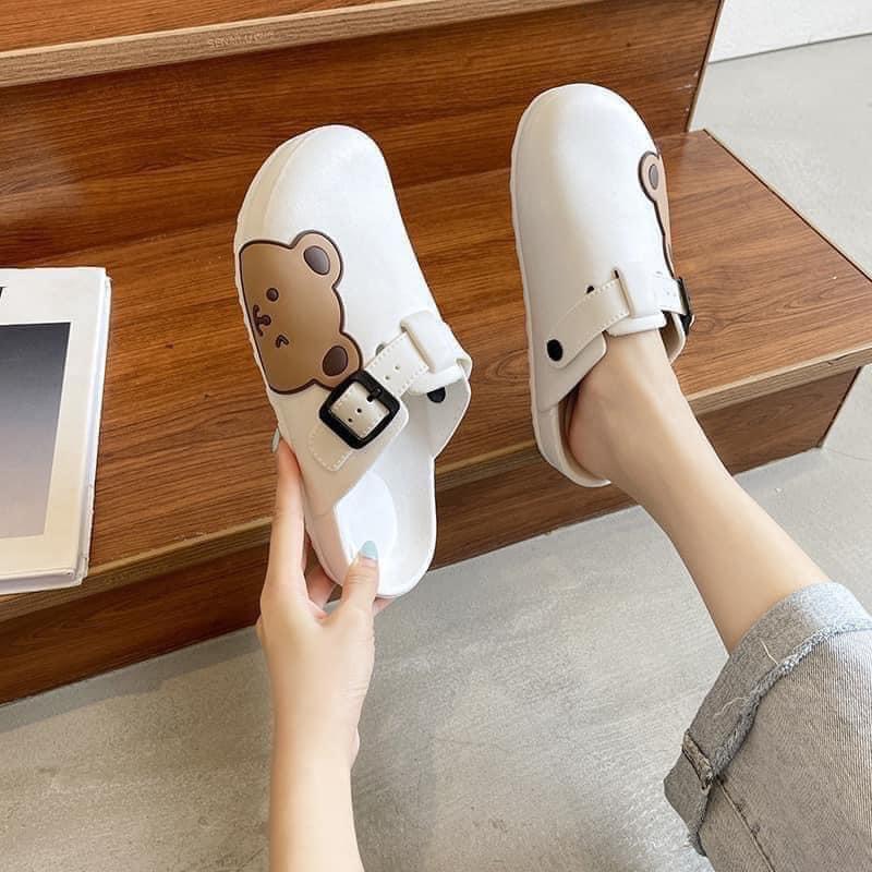 [FREESHIPMAX/HOÀN TIỀN MAX] Dép Nữ Hình Gấu Siêu Cute