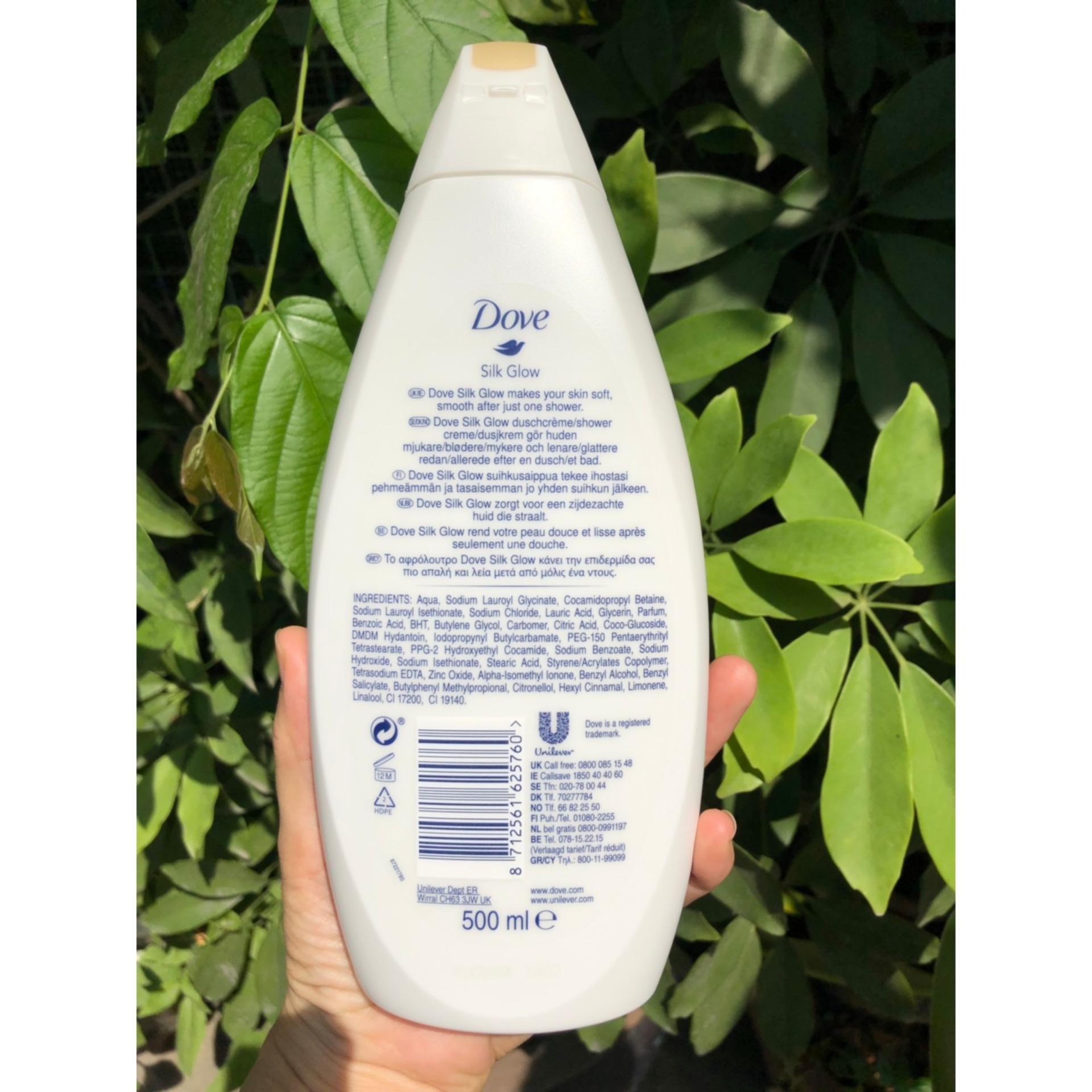 Sữa Tắm Dưỡng Ẩm Dove Đức - Silk Glow 500ml