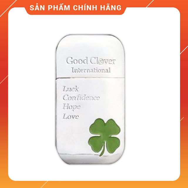 Vỏ Bật Lửa Hộp Quẹt Gas BD-311-4 Thiết Kế Đẹp Độc Lạ Hình Cỏ 4 Lá (KHÔNG XĂNG KHÔNG GAS)