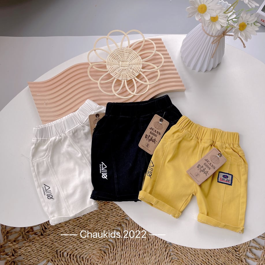 quần short kaki cho bé  trai 8-18kg