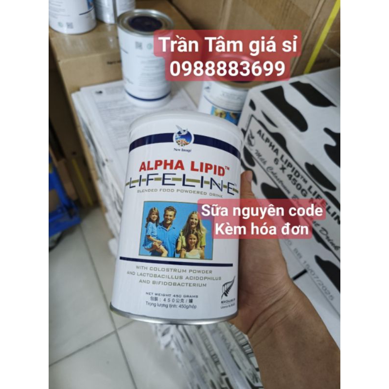 [ kèm hóa đơn 5/2027 ] Sữa non alpha lipid New Image 450g.