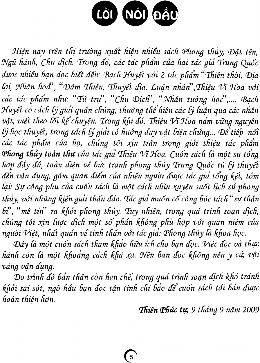 Sách Phong Thủy Toàn Thư Thiệu Vĩ Hoa