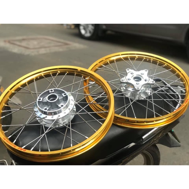 [HCM]trọn bộ căm đùm niềng cho xe ex 150 gắn như zinn