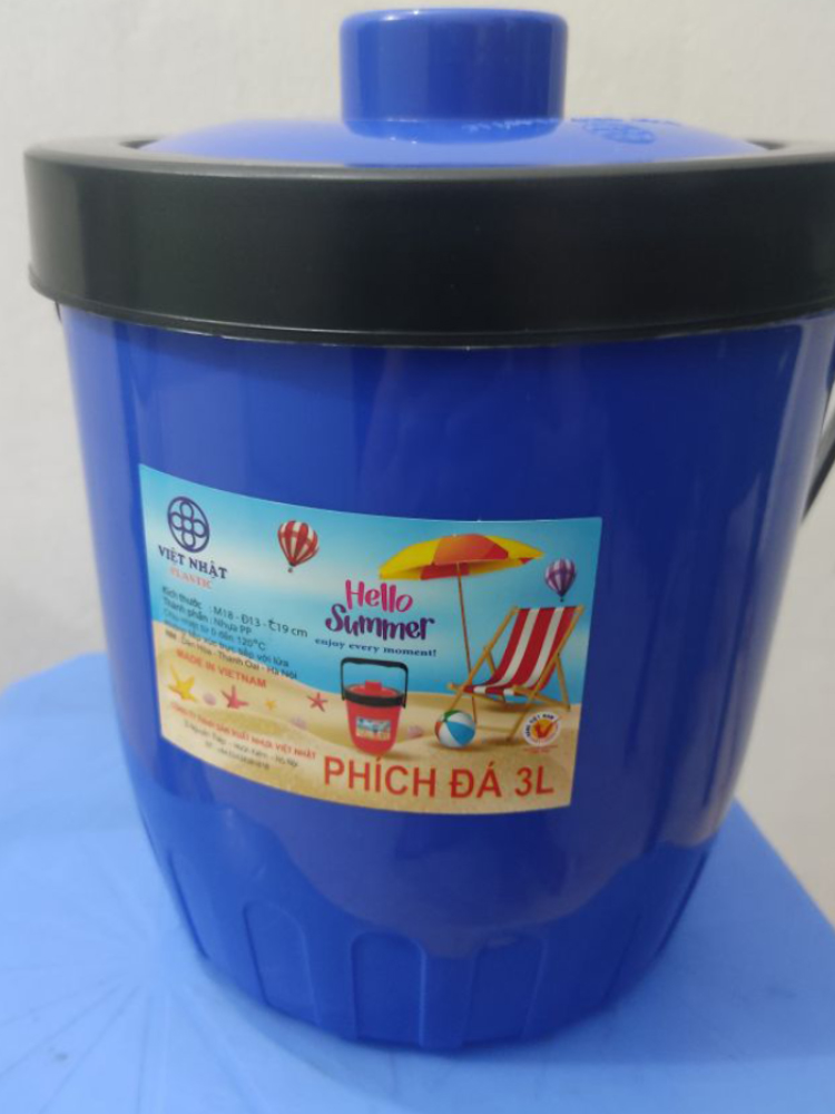 Phích Đá Tròn 10lit,15 lit Việt Nhật