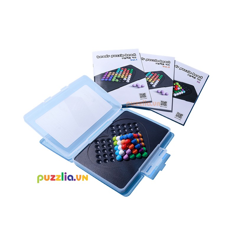 Đồ chơi Puzzlia Beads Puzzle Heart ( Hình trái tim )