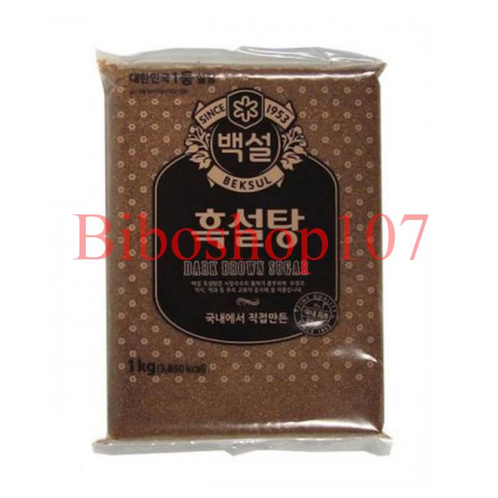 Đường nâu đen Hàn Quốc Beksul 1kg