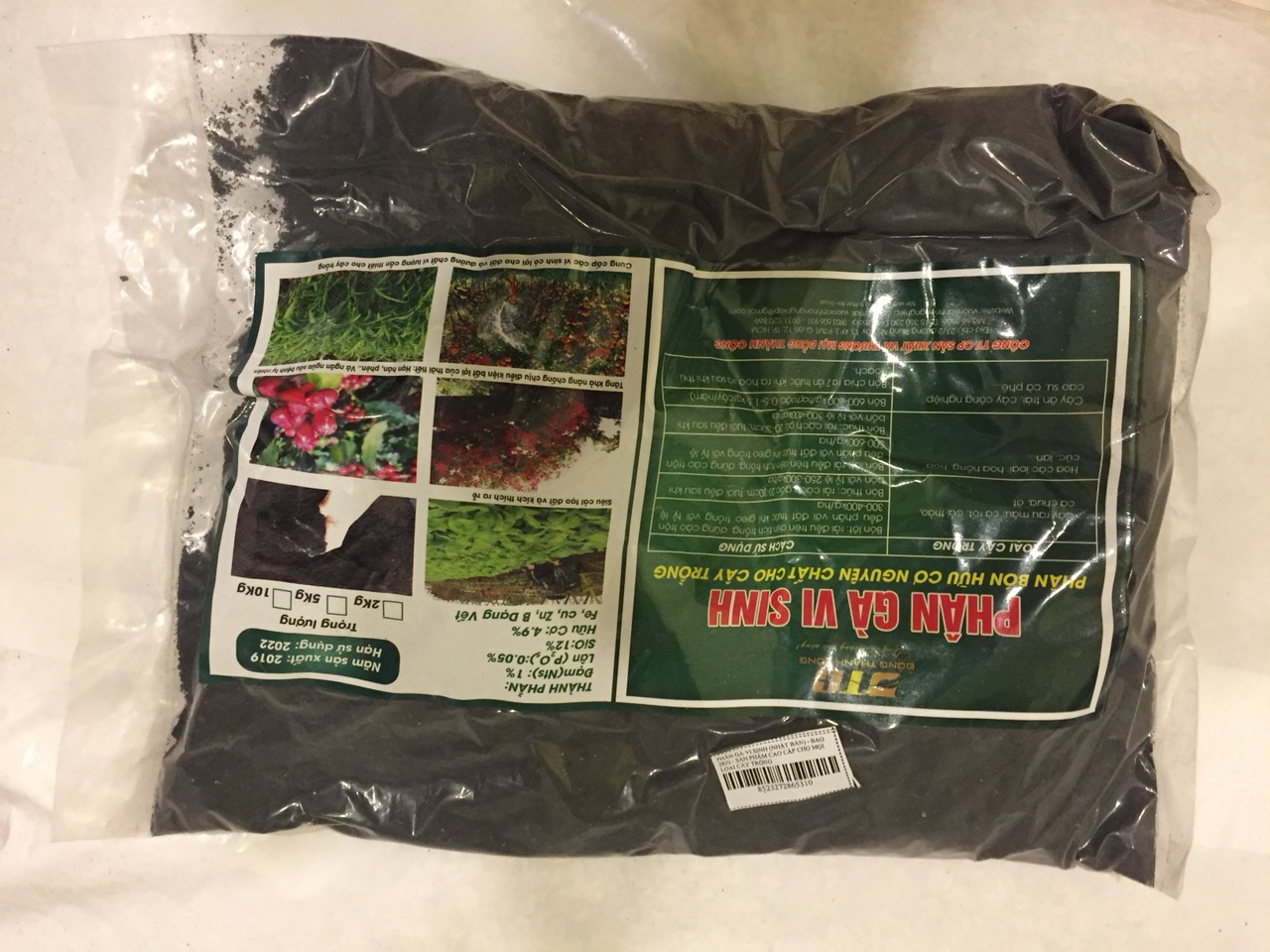 combo 2kg phân gà vi sinh cây siêu tốt