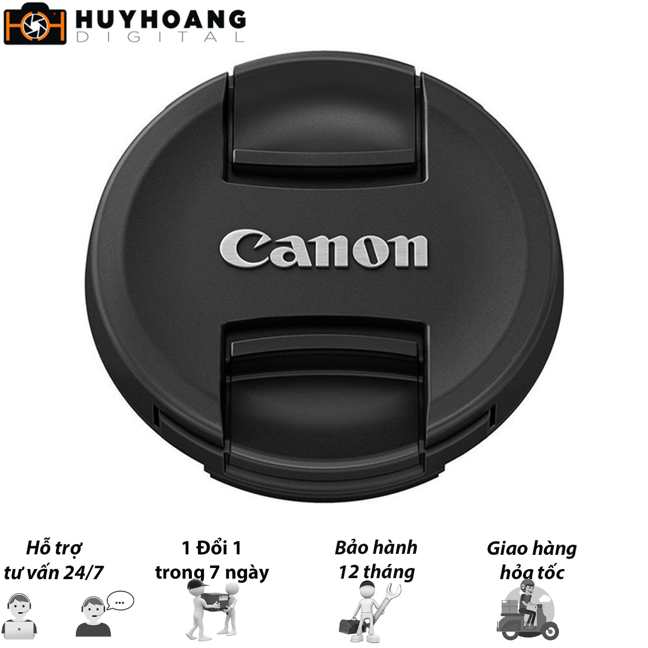 Nắp lens đậy ống kính Canon/Sony/Nikon