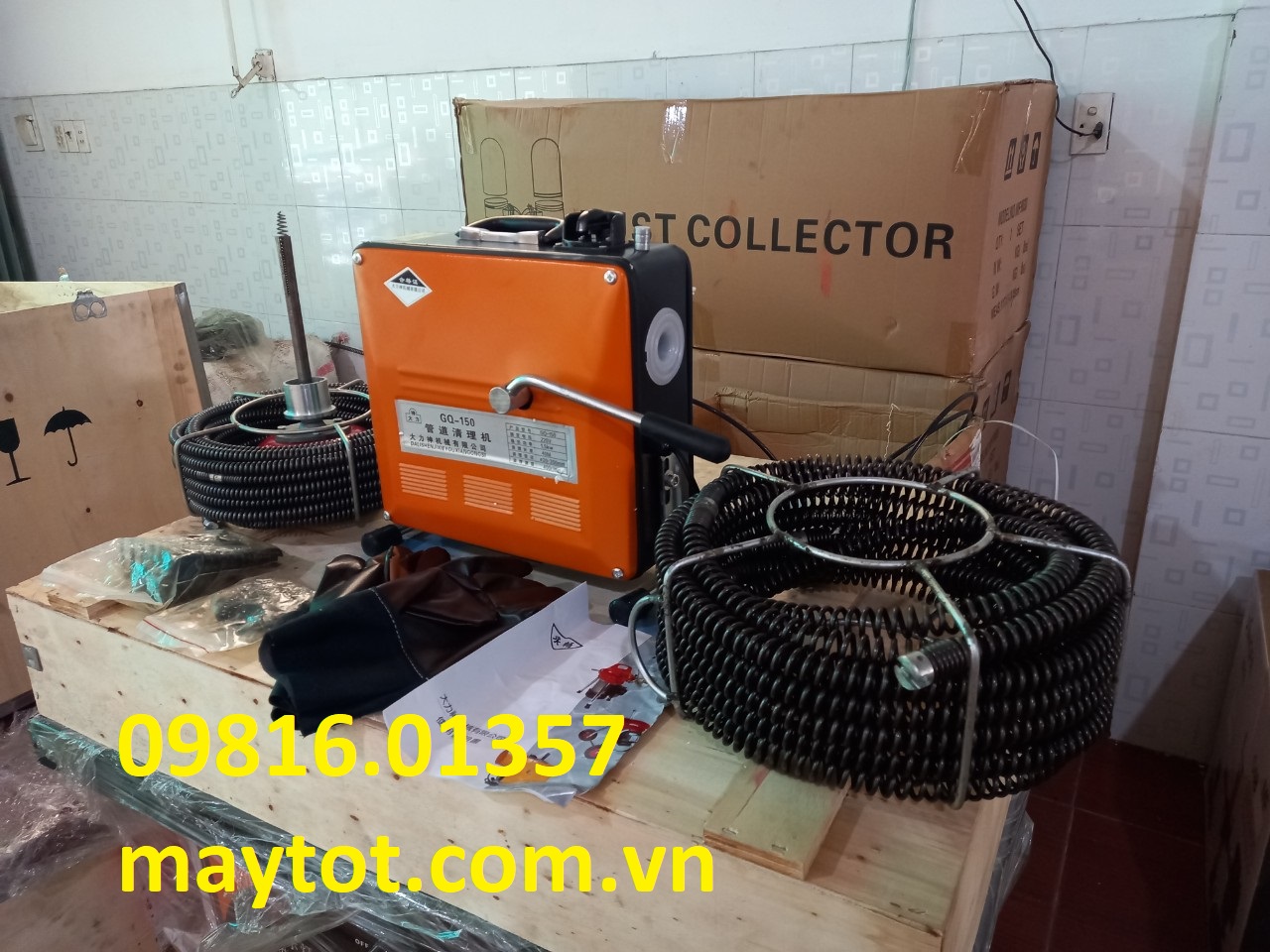 [HCM]Máy thông cống GQ150-1800W . Công suất lớn