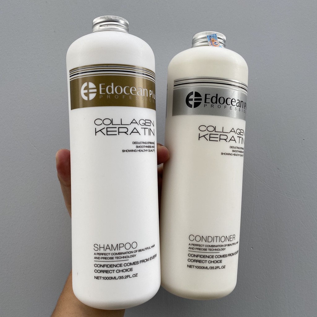 Edocean Collagen Keratin Super Smooth Anti-breakage Shampoo 1000ml