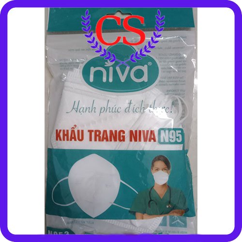 Khẩu trang cao cấp Niva N95 (gói 5 chiếc)