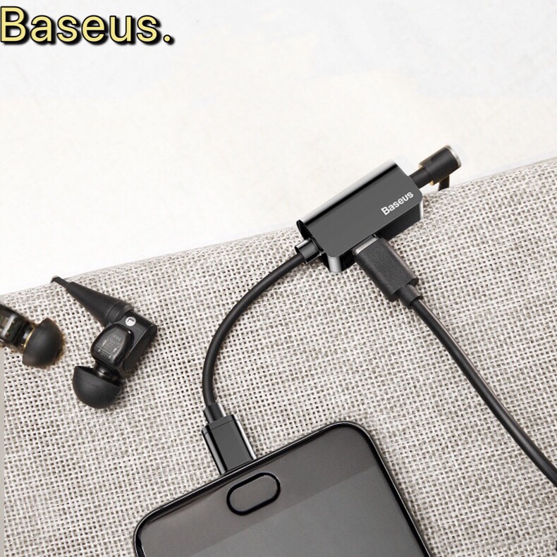 Jack chuyển đổi tai nghe Type c basues L40