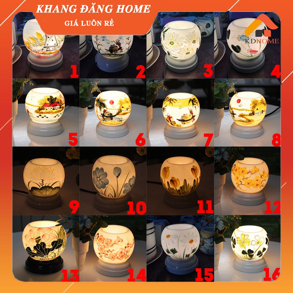 Đèn xông tinh dầu gốm Bát Tràng