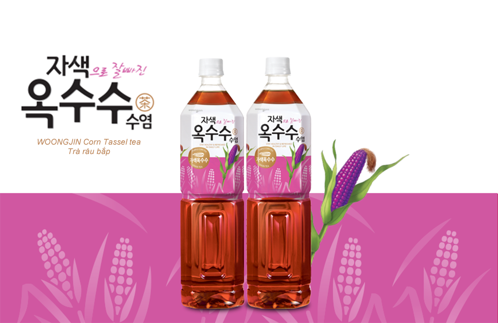 Trà Râu Bắp (Ngô) Thanh Nhiệt Hàn Quốc 1,5 Lít