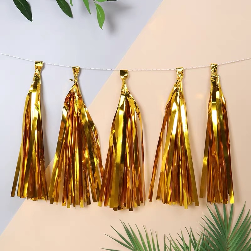 set 5 tua rua giấy lụa trang trí