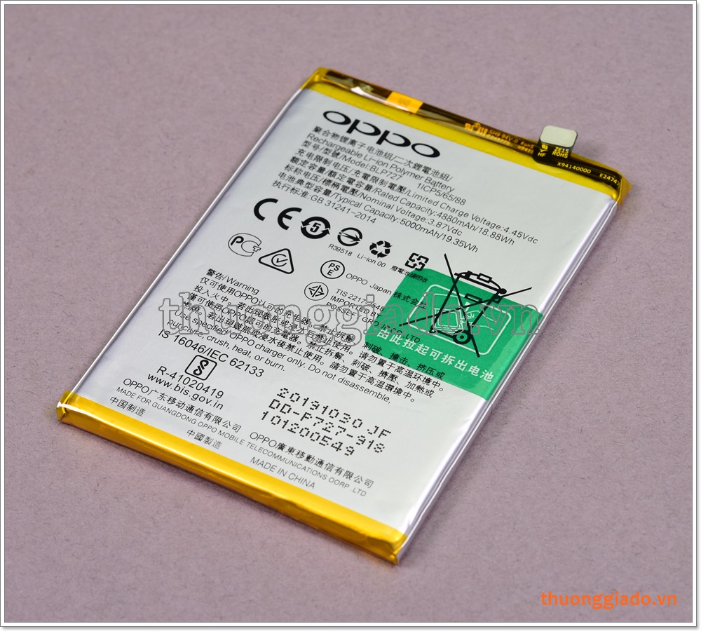 Thay pin Oppo A9 2020 BLP727 5000mAh