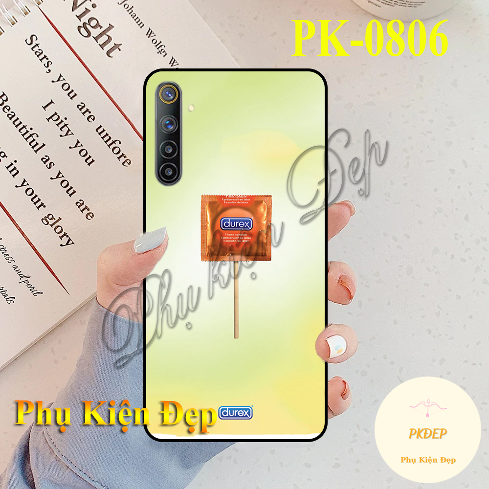 [HCM]Ốp lưng Realme 6  - Ốp dẻo đen in hình BCS
