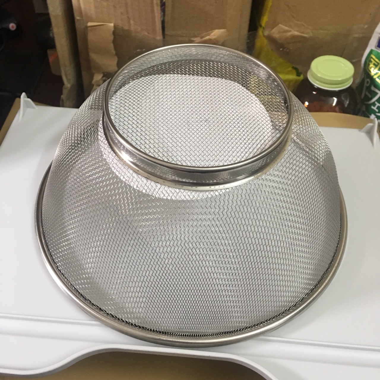 Rổ inox cao cấp ECHO Metal Nhật Bản 22cm (inox không hoen gỉ)